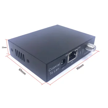 1 pár 10/100M ip Coaxia Prenos F-KWE BSF na rj45 Port, IP Extender CCTV IP HD Video ExtenderCoaxia Extender 500m