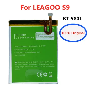Originálne 100% Nové BT5801 Batérie Telefónu Pre LEAGOO S9 S 9 BT-5801 BT 5801 Vysokej Kvality Rechargable Li-ion Batéria kontakty batérie