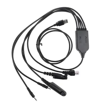 5 In 1 Multifunkčné FTDI USB Programovací Kábel Driveless pre Motorola AXU4100 AXV5100 CP200 CP340 EP450 VL130