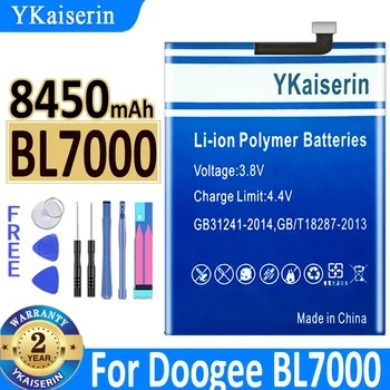 8450mAh YKaiserin Batéria BL 7000 pre Doogee BL7000 SmartPhone Na Sklade Vysokej Kvality Bateria +Sledovacie Číslo