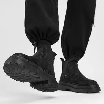 2023 Klasické Martin Topánky pánske Módne Univerzálne Outdoorové Topánky Práce Cval Talentovaný Britský Vietor Jemné Kožené Topánky na Jeseň