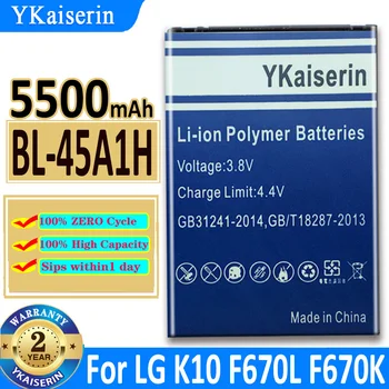 YKaiserin Batéria BL-45A1H BL-46G1F pre LG K10 LTE F670L F670K F670S F670 Q10 K420N K10/K10 2017 Verzia K20 Plus TP260 K425