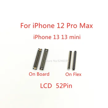5-10Pcs LCD Displej FPC Konektor 34Pin Pre iPhone 12 Pro Max 12Pro Max iPhone 13 13 mini Pôvodná Časť Konektor Na Palube