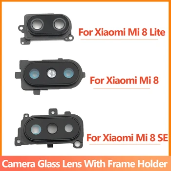 Pre Xiao Mi8 Mi 8 Se Lite 8Se Späť Fotoaparát, Sklenený Objektív s Rámom Hlavné Zadné Sklo Objektívu Whith Lepidlo Pre Mi 8 lite