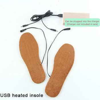 USB Vyhrievané Obuvi Vložky, Elektrické Nohy Otepľovanie Pad Nohy Teplejšie Ponožky, Podložku Mat Zimné Outdoorové Športy Kúrenie Stielka Zime Teplé