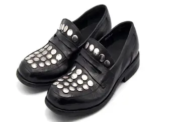 Vysoký vrchol ručne Prať kožené topánky 100% originálne kožené pošmyknúť na black nit mokasíny mužov topánky formálne svadobné topánky pre mužov