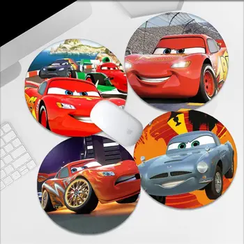 Disney Pixar Cars Mousepad Non-slip Kolo Veľká Podpora Tabuľka Mat Študent Mousepad Klávesnici Počítača Pad Hry Hráč Mousemat