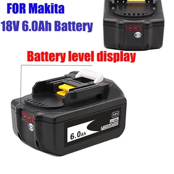 18V 6.0 Ah Nabíjateľná Li-ion batéria Pre Makita náradie 18 v Batérie BL1840 BL1850 BL1830 BL1860B
