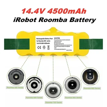 14,4 V 9500mAh pre iRobot Roomba Batéria Pre iRobot Roomba Vysávač 500 530 570 580 600 630 650 700 Nabíjateľná Batéria