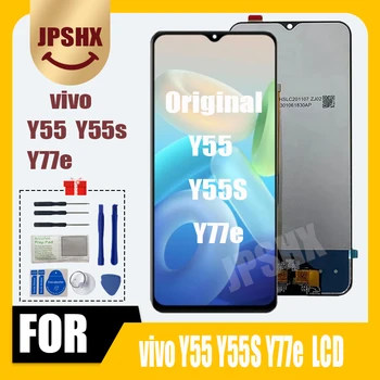 Testované Na Vivo Y55 5G Y55s LCD Displej S Dotykovým displejom Digitalizátorom. Montáž Náhrada Za Vivo Y35 Lcd Obrazovke Y77e