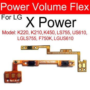 Pre LG X Power K220i K210 Napájania Tlačidlá Hlasitosti Flex Kábel Na VYPNUTIE Napájania Objem Bočné Tlačidlá Flex Páse s nástrojmi Náhradné Diely
