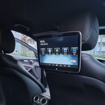 Zadný Zábavný Systém Pre Mercedes-Benz GLC 43 63 200 260 300 X253 WiFi Bluetooth Android opierky hlavy Obrazovke Auto Vankúš Monitor