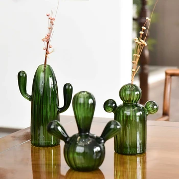 Darček K Narodeninám Transparentné Hydroponics Rastlín Váza, Vázy, Dekorácie Kaktus Tvarované Sklenené Vázy Rastlín Domov Plochy Dekor