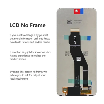 Pôvodný Pre Česť X8A LCD Displej Dotykový Displej Digitalizátorom. Montáž, 6.7