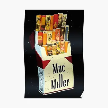 Fajčenie Mac Farby Plagát Umenie Maľba Tlač Stenu Miestnosti Moderné Nástenné Vintage Obraz Legrační Dekor Výzdoba Domov Bez Rámu