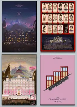 Grand Budapest Hotel Movie Print Umelecké Plátno Plagát Na Obývacia Izba Dekor Domov Stenu Obrázok