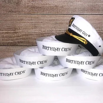 narodeniny chlap kapitán klobúk Námorných Námorník plachetnice yacht kapitán výletnej mužov 30. 40. 50. 60. narodeniny, party dekorácie darček