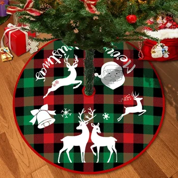 2024 Vianočný Stromček Sukne Cartoon Santa Claus Snehuliak Elk Vianočný Strom Sukne Noel Natal 2024 Veselé Vianoce Dekor Šťastný Nový Rok