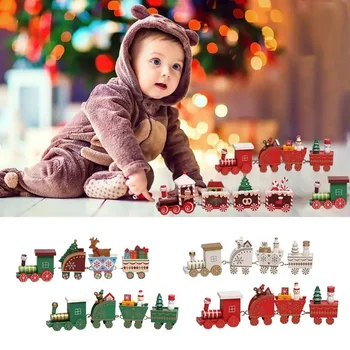 Vianočný Vlak Veselé Vianočné Dekorácie Pre Domov 2023 Cristmas Ornament Vianoce Navidad Noel Darčeky Šťastný Nový Rok 2024