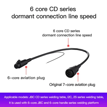 I2C 6 Core Pripojiť Rýchlosť Drôtu pre Spiace Base Pomocou Kompatibilného s RS200/RS300 Spiace Base