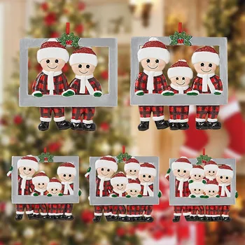 DIY Vianočné Prívesok Osobné Rodinné Vianočné Dekorácie Pre Domov 2023 Navidad Vianočný Stromček Visí Ozdoby Nový Rok 2024