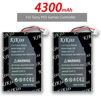 KiKiss PS5 (LIP1708) 4300mAh Výkonné Batérie Pre Sony PS5 Radič Pre DualSense Herný ovládač Batterij + Trať Č.