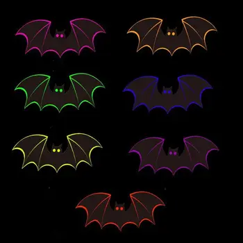 Fluorescenčné Halloween Fluorescenčné Vlajka Spider Ghost Tekvica Papier Tortu Vloženie Karty Cartoon Tortu Vňaťou Strany