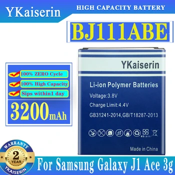 YKaiserin EB-BJ111ABE 3200mAh Batérie Pre Samsung Galaxy J1 J Ace J110 SM-J110F J110H J110F J110FM 4G Verzia kontakty batérie