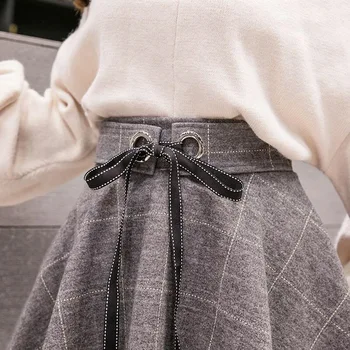Nadrozmerné 3XL kórejský Sukne pre Dievčatá Harajuku Skladaný Koberčeky Bežné Mini Sukne Y2k Uniformy Bezpečnosti Nohavice Jeseň Streetwear Ženy