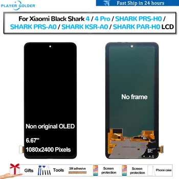 Mimo Pôvodného OLED Pre Xiao Black Shark 4 4 Pro PRS-H0 KSR-A0 PAR-H0 Pantalla lcd Displej Dotykový Panel Obrazovky Digitalizátorom. Montáž