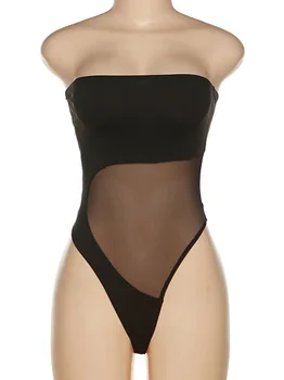 2022 Jar, Leto, Ženy Okolo Oka Bikín Solid Black Sexy Plavky Plážové Oblečenie Plavky Pre Ženy