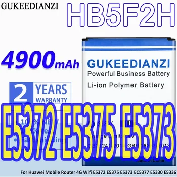 4900mAh HB5F2H Li-ion Batériu Pre Huawei Mobilný Router 4G Wifi E5372 E5375 E5373 EC5377 E5330 E5336 Nahradenie Batterie Bateria