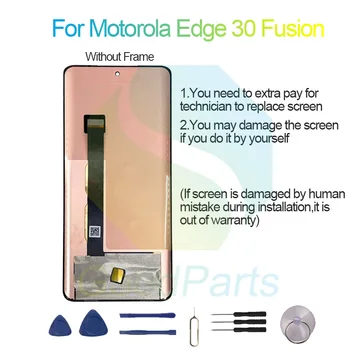 Pre Motorola Okraji 30 Fusion Displej Nahradenie 2400*1080 Pre Moto Okraji 30 Fusion Dotykový LCD Digitalizátorom.