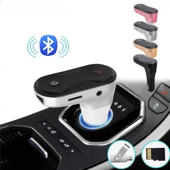C8 Bezdrôtový FM Modulátor Bluetooth HandsFree Súpravou do Auta G7 Nabíjačku Upgrade AUX Hudby Mini MP3 Prehrávač s Bluetooth Car