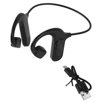 Kostné Vedenie Zvuku Pre Slúchadlá, Bezdrôtové Bluetooth Stereo Slúchadlá Slúchadlá Outdoorové Športy Vodotesný Digitálny Headset S Mikrofónom