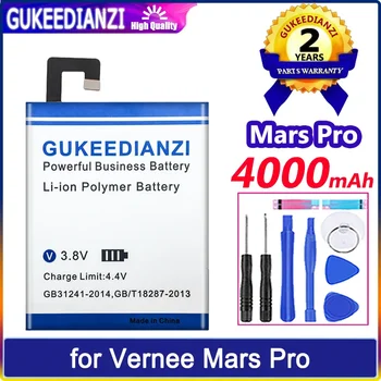 GUKEEDIANZI Batérie 4000mAh pre Vernee Mars Pro kontakty batérie