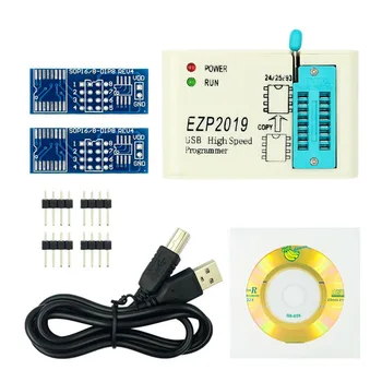 Doprava zadarmo EZP2023 High Speed USB SPI Programátor Podporu 24 25 93 EEPROM, Flash Bios s CDROM, anglický Softvér