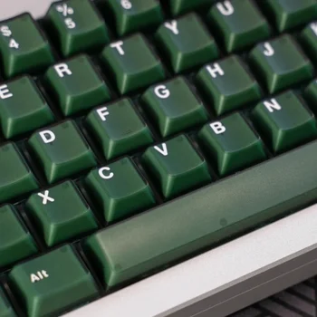 114 Tlačidiel/nastavte Aifei Pyga emerald Keycaps ABS Double Shot klávesa Caps Cherry Profil Semi Priesvitné Keycap