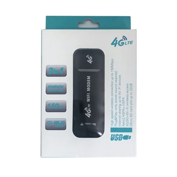 4G LTE Modem USB Sieťový Adaptér USB, WiFi Router Siete Hotspot 150Mbps